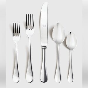 QUINCE NIB Mepra Brescia Flatware 20-Pc Set Polished Stainless Steel